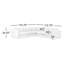Canapé modulaire rembourré 5 pièces Margorie-118588962