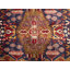 Purple-navy Tribal 4X8 Hamedan Oriental Area Rug
