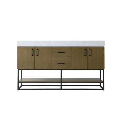 Meuble-lavabo double 60 po