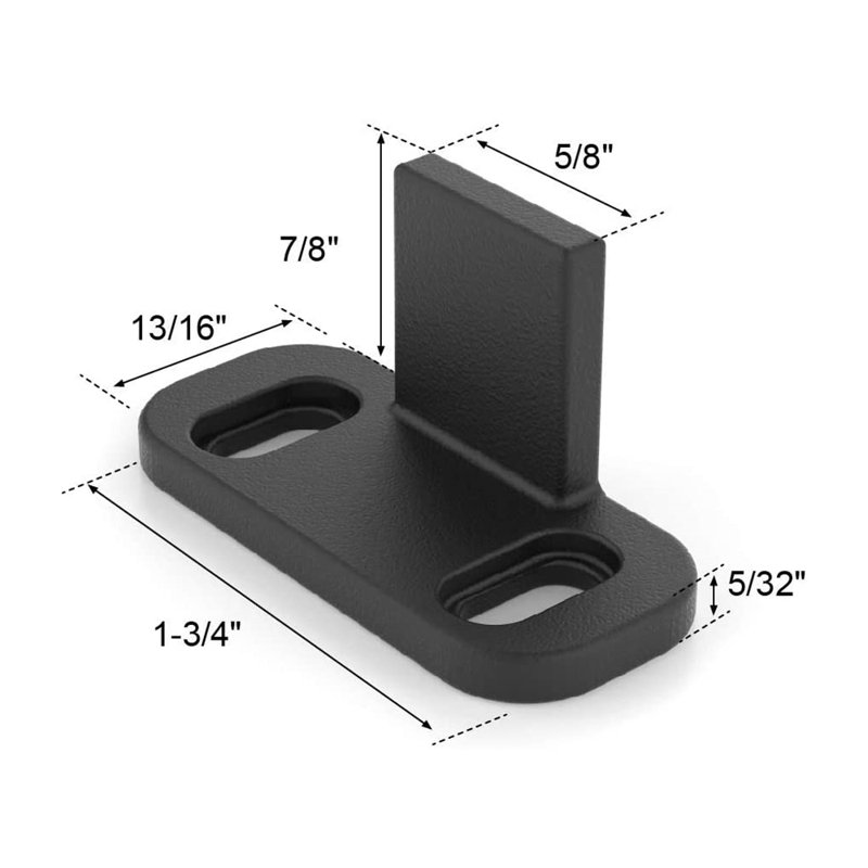 Guide de porte coulissante réglable No Groove