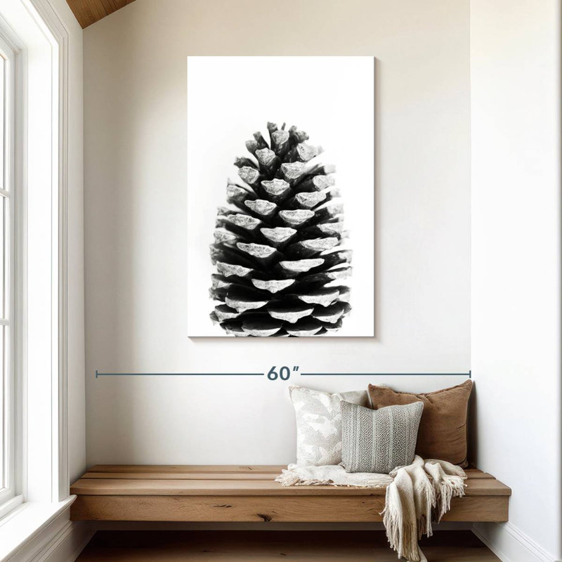 Harnek Pine Cone BW, 45" H x 30" W