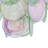 Artisan Vintage 5 - Light Colored Swirled Cloud Glass Tiered Chandelier-1971754276