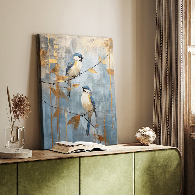 ANIMAUX Series DIXIX - Toile tendue avec châssis Premium - Prêt à être accroché, H 18 po x l 12 po