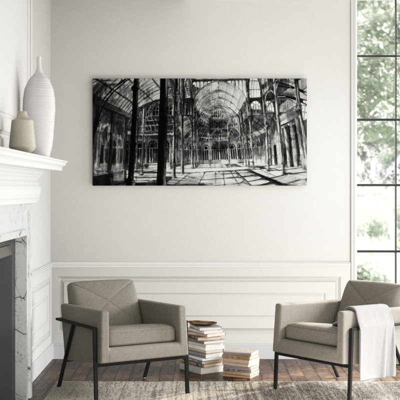 Crystal Palace Print by Paul Ngo, Image Brush Gel, 36" H x 72" W