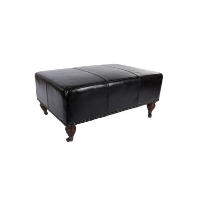Villena Genuine Leather Upholstered Bench