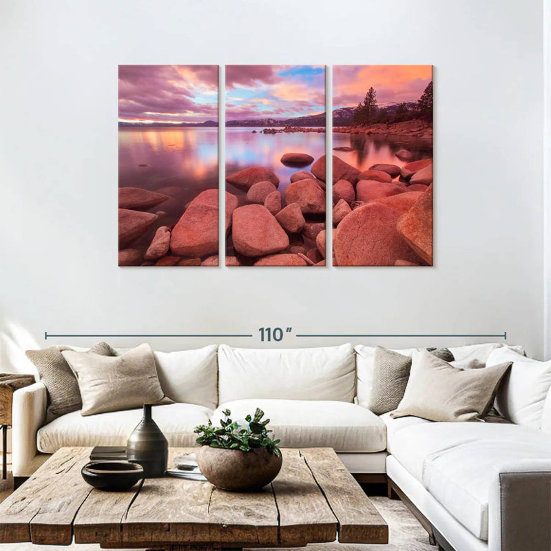 Alvord, teinte rose du lac Tahoe, H 48 po x l 74 po