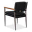 Chaise avec accoudoirs en cuir The Harley-113674993