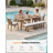6-Pieces Never-Rust Outdoor Dining Set, Aluminum 8-Person Dining Table with 4 Chairs and 3-Person Backless Bench, Outdoor Patio Dining Furniture Set with Cushion for Lawn, Deck, Garden,Brown
