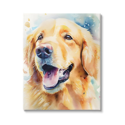 " Happy Retriever " Graphic Art Print