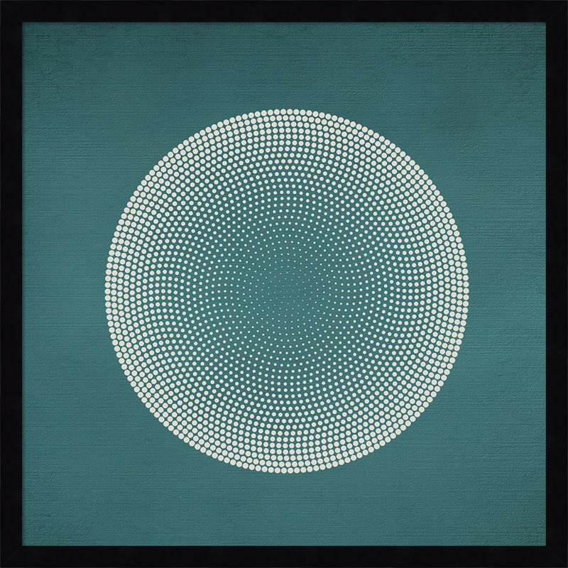 Circles by Incado, Black, 21" H x 21" W x 1" D