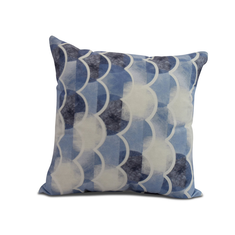 Housse et insert de coussin carré Nantucket, Bleu, 18 po x 18 po