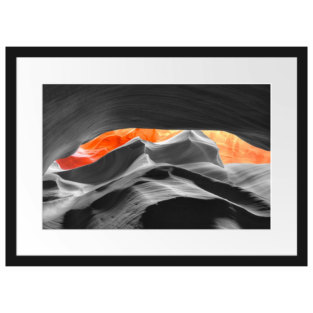 Gerahmtes Poster Beeindruckender Antelope Canyon