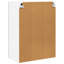 Vidaxl Hanging Cabinet With Storage Riga Artisan Oak 60 X 31 X 80 Cm-121217536-121217525