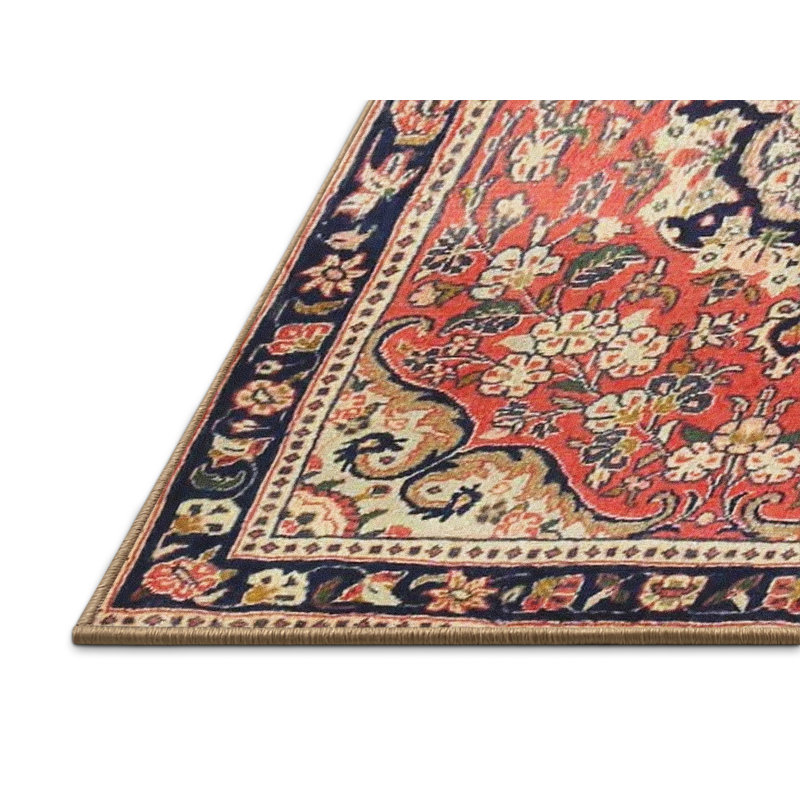 Tapis oriental orange, Rectangle 5 pi x 7 pi