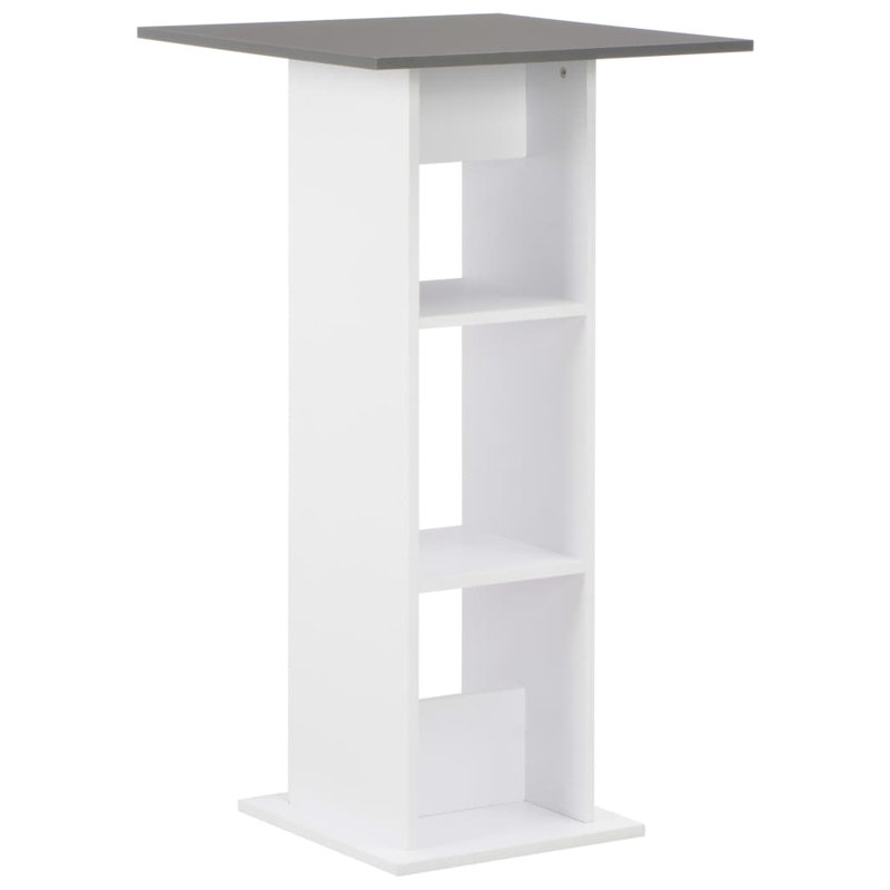 Boxvale Dining Table, White, Grey