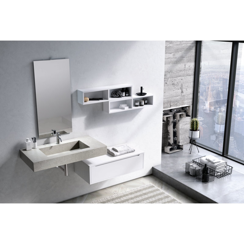 Yatts 1800mm Single Bathroom Vanity with Polyglomerate Basin