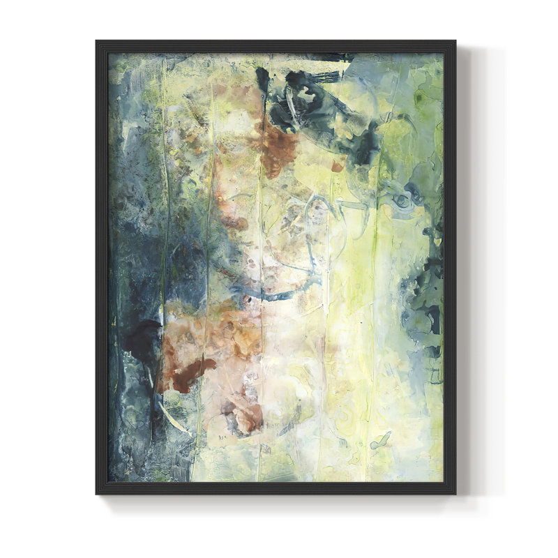 Nature's Elements I, reproduction encadrée - bois massif, Noir, noir, noir, noir, 15" H x 12" W