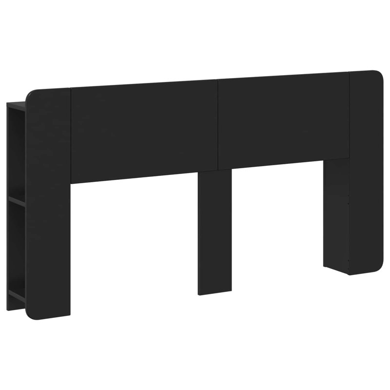 Headboard, European Double (140 x 200 cm), Black
