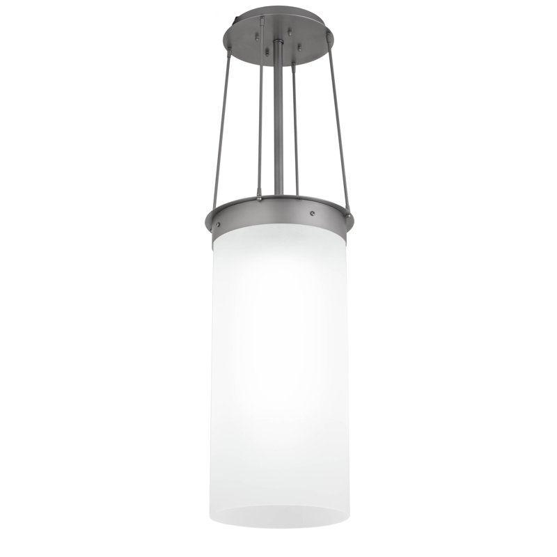 Luminaire suspendu cylindrique à 1 lumière DEL Avelie, H 62 po x l 16 po x P 16 po