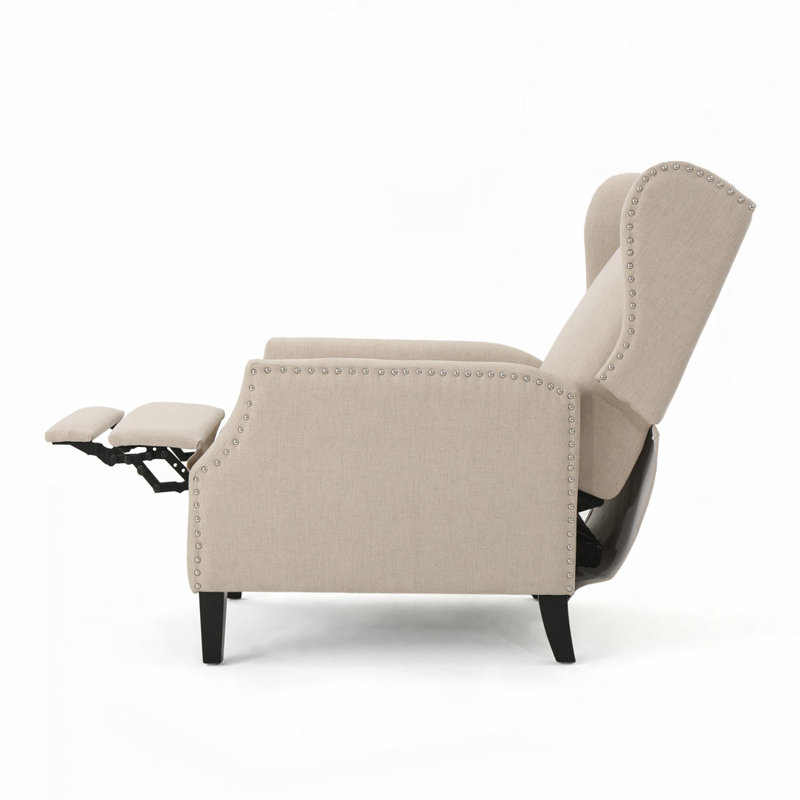 Fauteuil inclinable manuel 26,5 po Boruta, Mélange de polyester blé