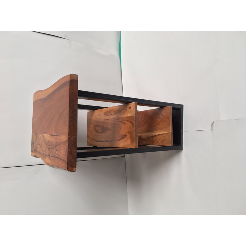 Gaenside Solid Wood Top End Table