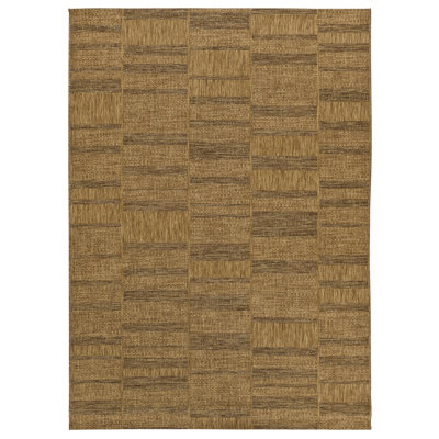 Adry Geometric Shapes Flatweave Indoor / Outdoor Area Rug