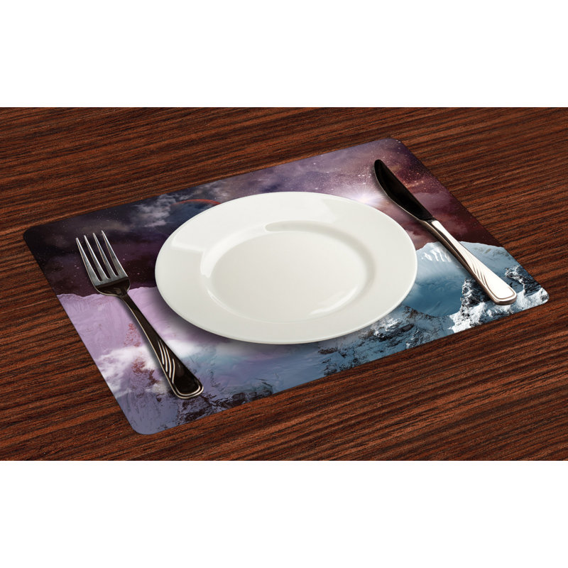 Polyester Abstract Rectangle Placemat