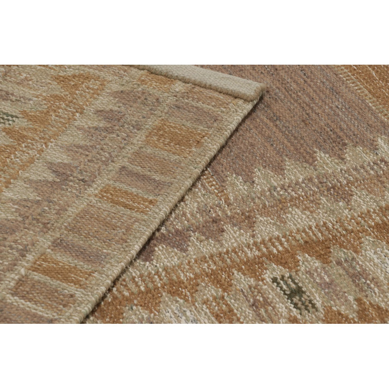 Scandinavian Wool Geometric Area Rug, Rectangle 6' x 9'