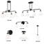 Éclairage pour salle de bain 3 lumières Wynridge Plug & Play de style transitionnel et moderne - 9,18 po de hauteur et 24 po de largeur-107377557