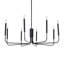 Lustre classique surdimensionné Kaymarie Brookins à 8 lumières (101,6 cm) avec variateur