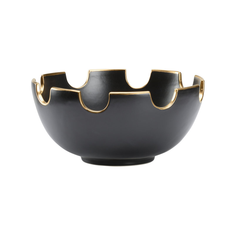 Classic Bowl, Black/Gold