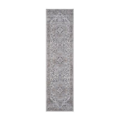 Collection Ivory/Oriental Non-Shedding Living Room Bedroom Dining Home Office Stylish and Stain Resistant Area Rug