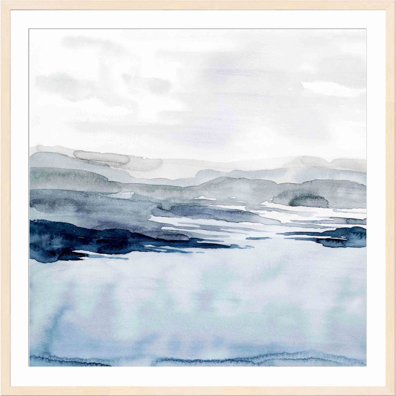 Faded Horizon I by Grace Popp, Maple, 35.8" H x 35.8" W x 1.18" D