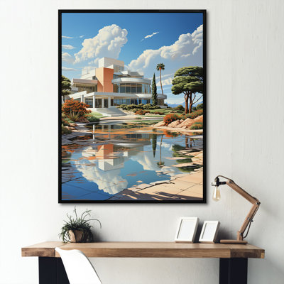 "Country clubs sunrise architecture" sur toile