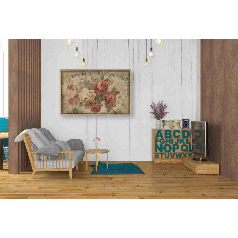 «Parisian Flowers III Ophelia & Co.», impression sur toile tendue, H 26 po x l 40 po x P 1,25 po