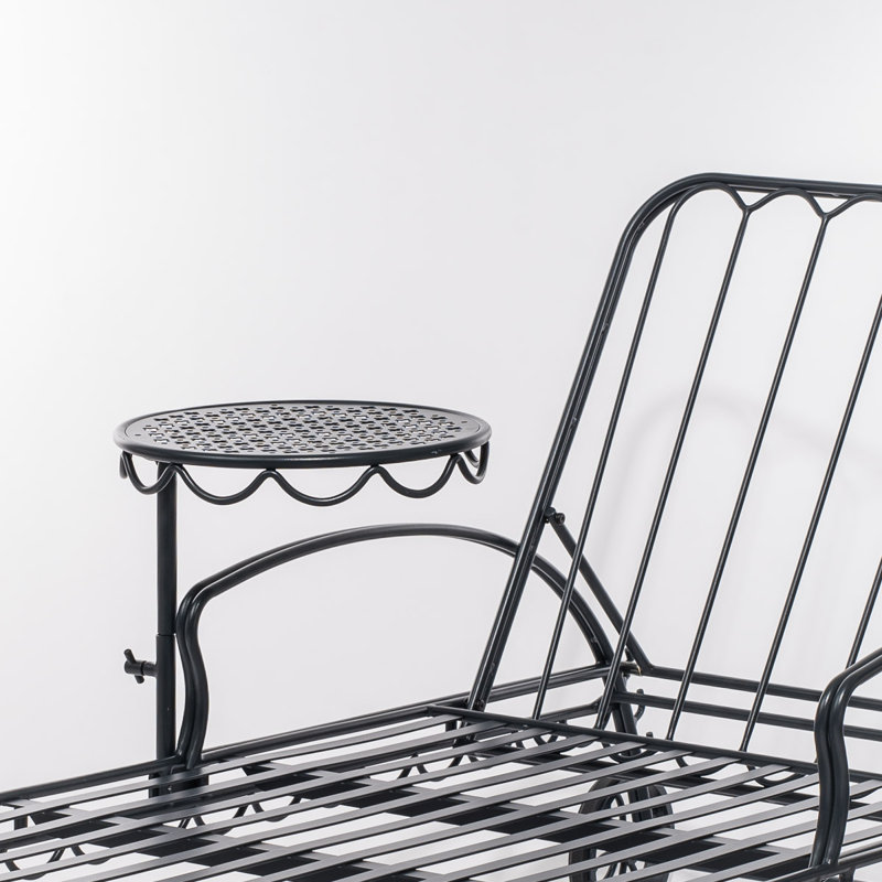 AL FRESCO SUN LOUNGER, Black;Grey