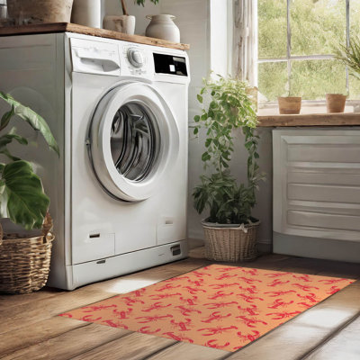Tapis de lessive léger et antidérapant Lobster