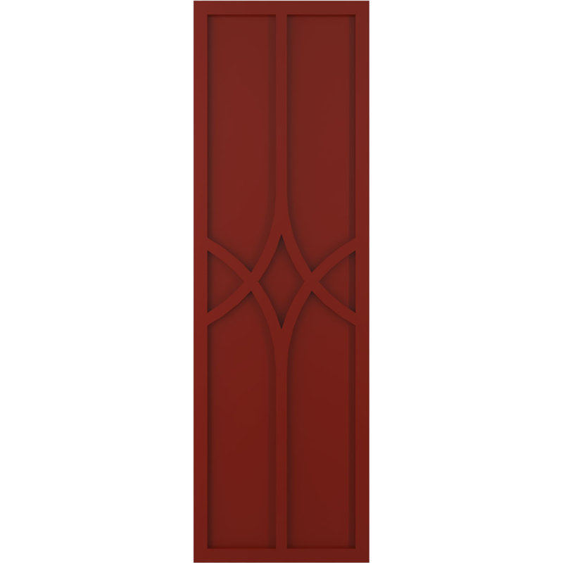 Volets en PVC True Fit, Poivre rouge, 27", 15"