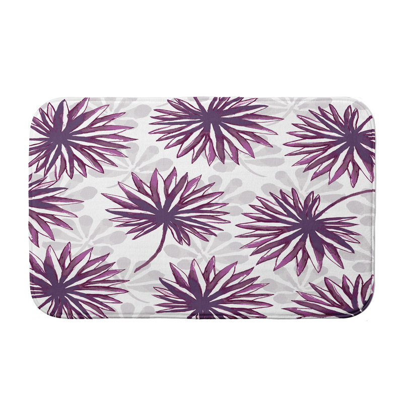 Tapis de bain Higgins, H 18 po x L 30 po, Mauve