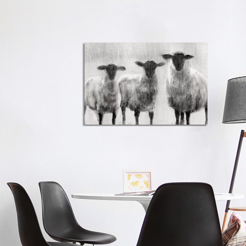 Rustic Sheep I by Ethan Harper - Gallery-Wrapped Canvas Giclée on Canvas, Wrapped Canvas, 101.6 cm H x 66.04 cm W x 1.91 cm D