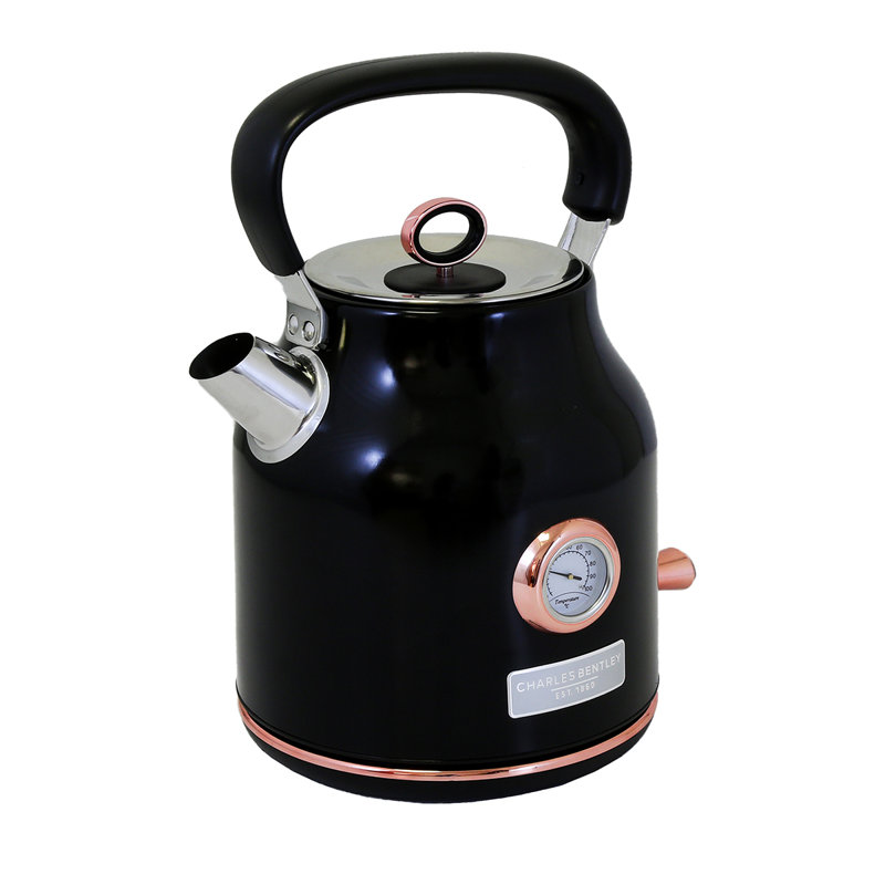 1.7L Kettle, Black/Rose Gold