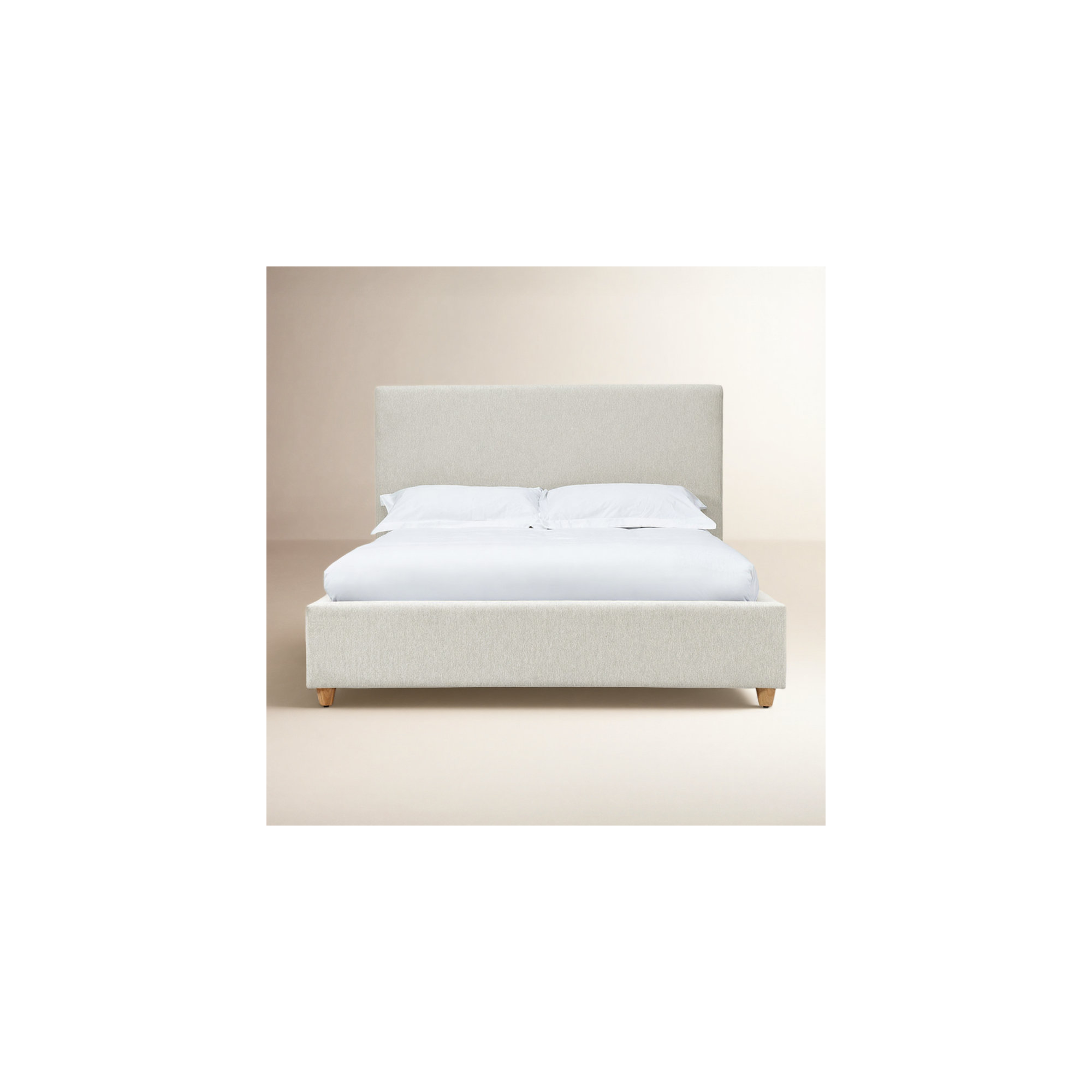 Corrinne Upholstered Bed, California King, Ivory Boucle