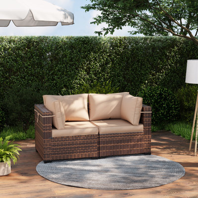 Wicker Outdoor Patio Sofa