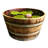 Wood Barrel Planter