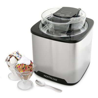 Aqua 2-quart Digital Ice Cream Maker