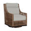 Fauteuil pivotant pour l'extérieur en résine tressée Pen-N-Dura-404407768-535929811-508110288