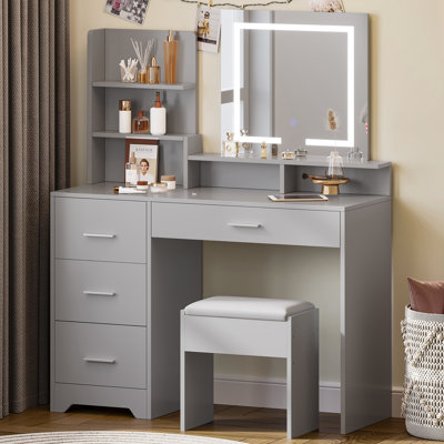Breiana Dressing Table with Mirror