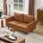 Bobur 58.2''W  Faux Leather Living Room Loveseat-87210655