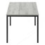 Table basse contemporaine contemporaine en métal gris, parfaite pour les petits salons et les décors modernes.-699199388-699199389