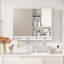 Armoire à pharmacie moderne de 36 pouces avec tablettes réglables - Améliorez l'organisation et le style de votre salle de bain-852762512